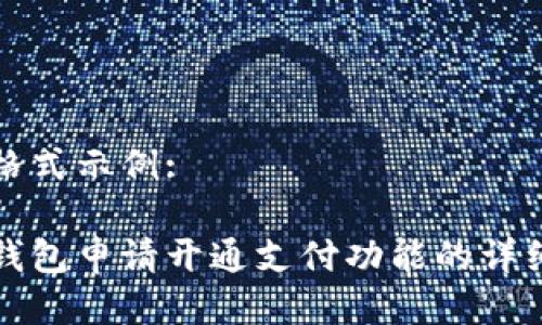 网页格式示例:
数字钱包申请开通支付功能的详细指南